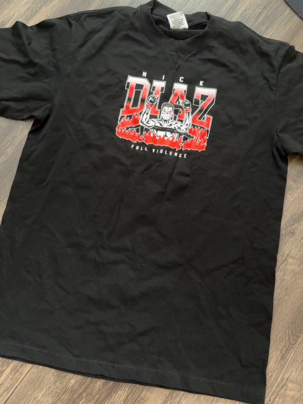 Nick Diaz 'Full Violence' Black Graphic Tee